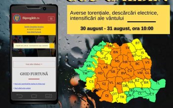 Cod galben de instabilitate atmosferică …