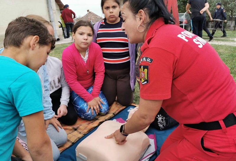 Acțiune preventivă a polițiștilor la Centrul de zi „Speranța” din localitatea Vorona - FOTO