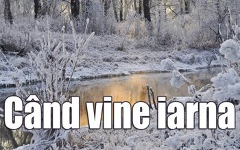 Când vine iarna în România?! …