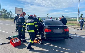 ACCIDENT grav la ieșirea din …