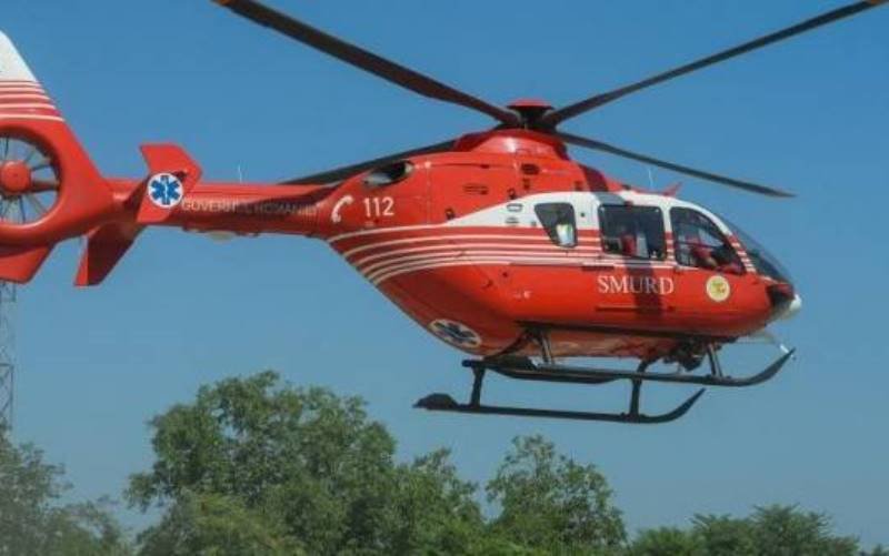 Elicopterul SMURD chemat pentru o a doua intervenție la Botoșani