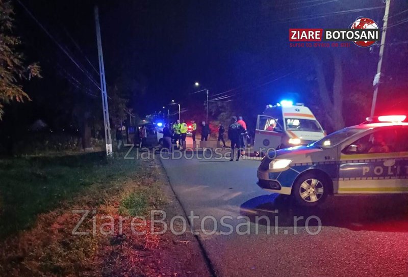 Accident mortal! Un bărbat a fost acroșat de o mașină la ieșirea din Dorohoi