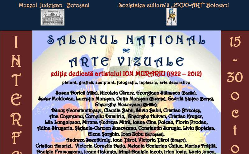 Salonul Național de Arte Vizuale INTERFERENȚE ediția a XI-a, la Galeriile de Artă „Ștefan Luchian” Botoșani