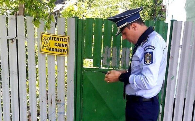 Zeci de proprietari de câini periculoşi, verificaţi de potițiști. 8 dintre ei au fost amendaţi