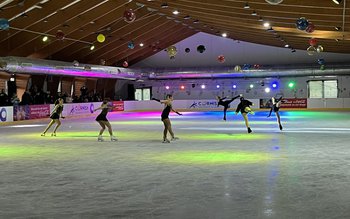 Demonstrație de patinaj artistic la …