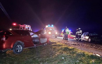 Accident pe un drum din …