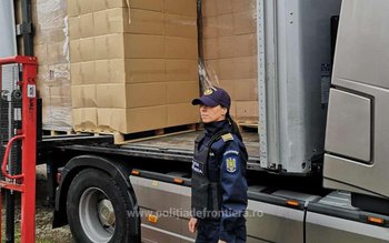 Tir plin cu ţigări de …