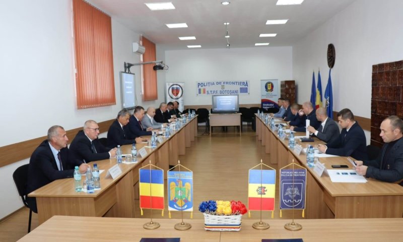 Şedinţă operaţională România-R. Moldova, desfăşurată la Botoşani - FOTO