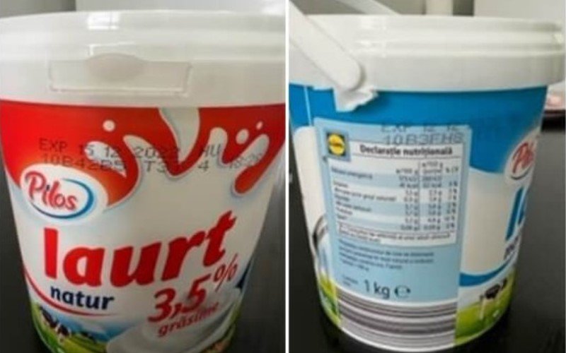 Lidl retrage din magazine două sortimente de iaurt care ar putea fi contaminate cu plastic