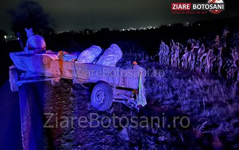 Accident! Căruță lovită de un …