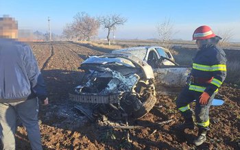 Accident la Brăești! O mașină …