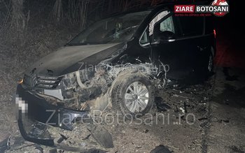 Accident la Șendriceni! Două persoane …