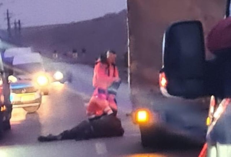 Accident mortal pe un drum din județ. Pieton lovit de o autoutilitară - FOTO