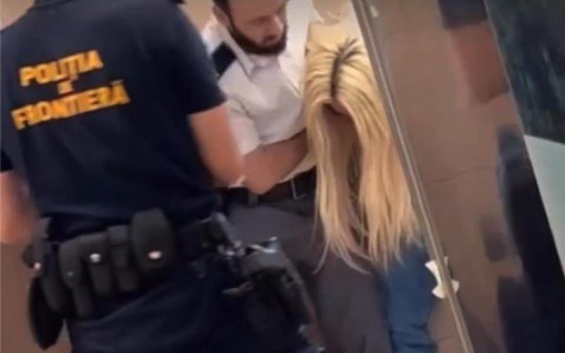 „Vedetă” amendată și încătușată pe aeroport după ce a înjurat un polițist de frontieră