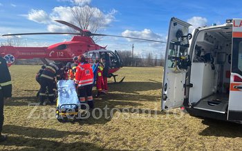 Elicopter SMURD solicitat la Dorohoi …