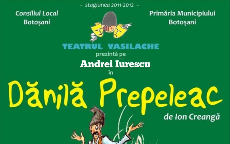 Teatrul „Vasilache”: Primul spectacol din Programul „Povestiri din copilărie”