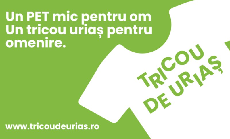 Un PET mic pentru om, un Tricou de Uriaș pentru omenire