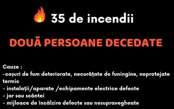 35 de incendii în februarie, …