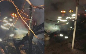 Incendiu provocat de un coș …