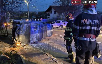 Accident! O mașină scăpată de …