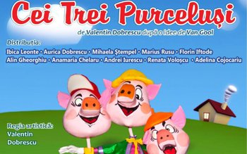 „Cei trei purceluşi” pe scena …