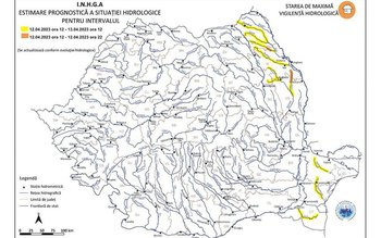 Hidrologii au prelungit Codul Galben …