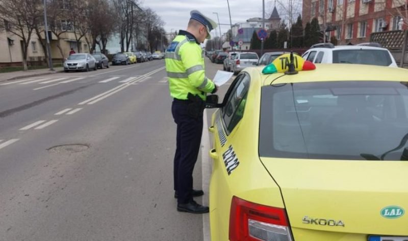 Taximetriștii, în vizorul polițiștilor botoșăneni