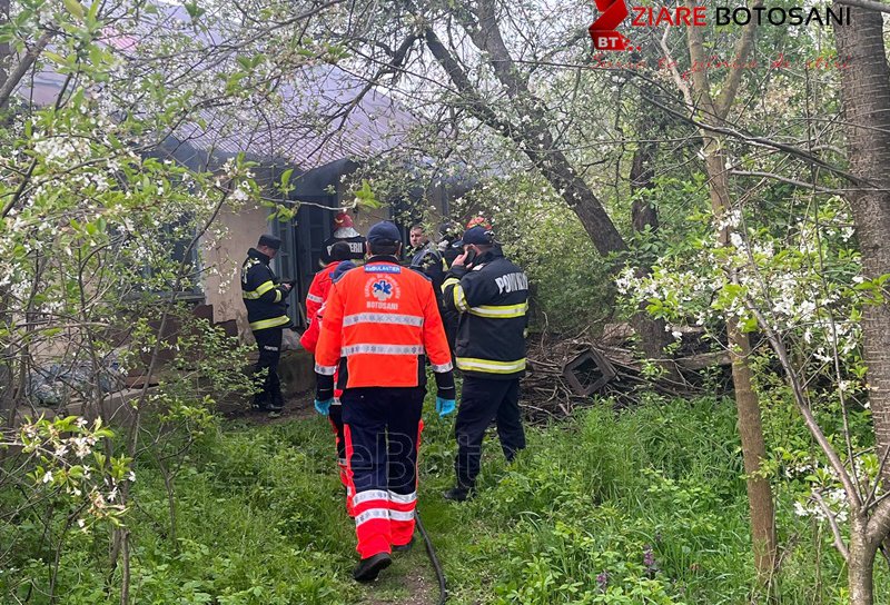 Tragic! Bărbat din Dorohoi găsit carbonizat în propria locuință - FOTO