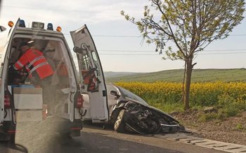 Două persoane ajunse la spital …