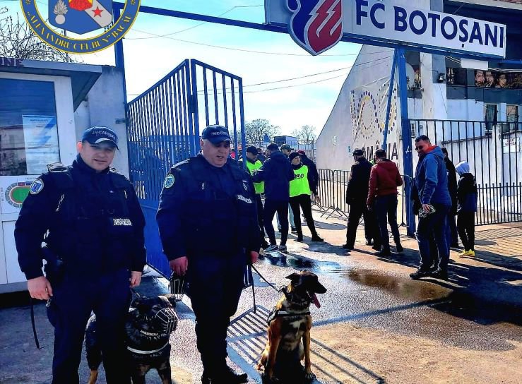 Măsuri de ordine la meciul de fotbal FC Botoșani – Universitatea Cluj