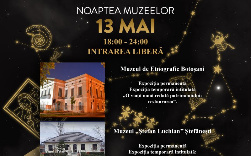 Muzeul Județean Botoșani va celebra și în 2023 „Noaptea muzeelor”