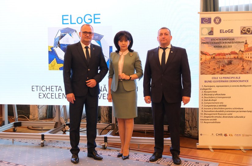 Consiliul Județean Botoșani, premiat de Consiliul Europei pentru excelență în administrație - FOTO