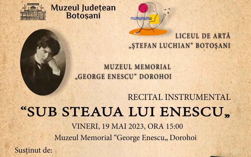 Recital instrumental „Sub steaua lui  Enescu”
