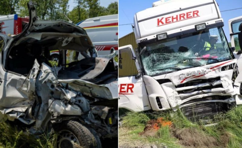 Curier român mort într-un accident teribil pe o şosea din Austria