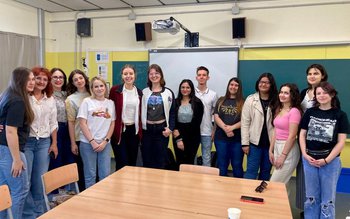 Laurieni în vizită didactică în …