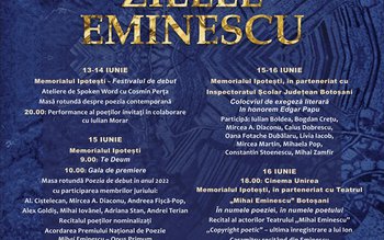 Zilele Eminescu la Memorialul Ipotești