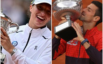 Iga Swiatek și Novak Djokovic …