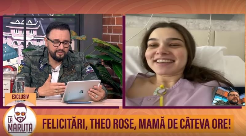 Theo Rose a născut un băiețel: „Sunt fericită tare!”