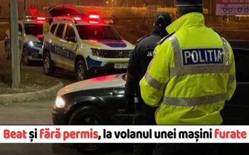 Plimbare terminată la poliție! Beat …