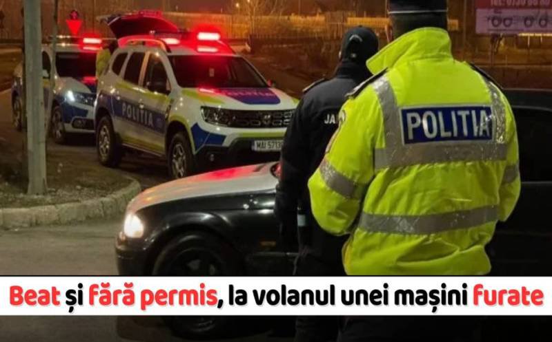 Plimbare terminată la poliție! Beat și fără permis a furat o mașină cu care a produs un accident