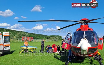 Bărbat preluat de elicopterul SMURD …