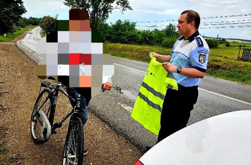 Bicicliștii, vizați de polițiștii rutieri