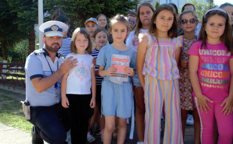 Activități informativ-preventive desfășurate cu copiii din cadrul „Școlii de vară” de la biserica „Sf. Ioan”