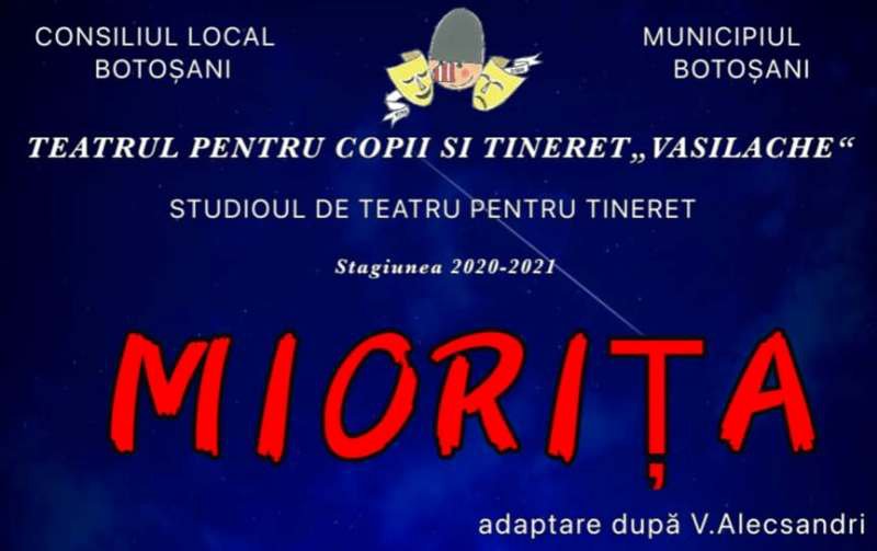 Teatrul Vasilache: Prințul fermecat și Miorița în festival la Fălticeni