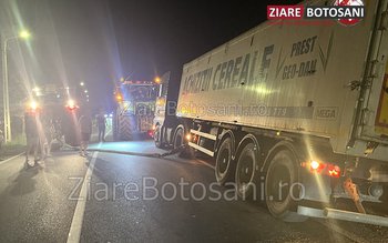 Un TIR plin cu cereale …