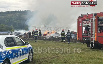 Intervenție la Horlăceni pentru stingerea …