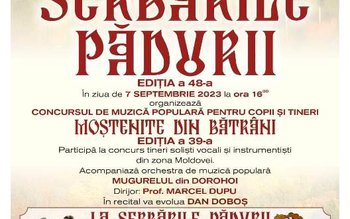 Orchestra „Mugurelul” asigură acompaniamentul participanților …
