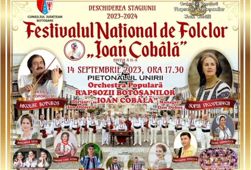 Festival Național de Folclor în memoria lui Ioan Cobâlă