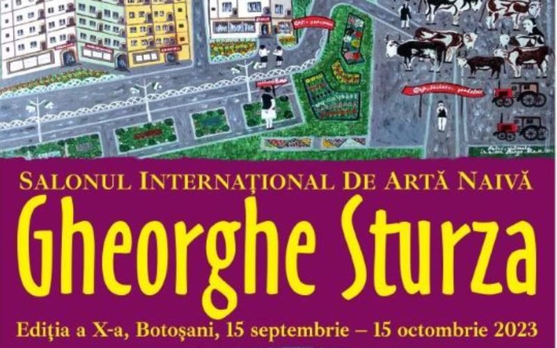 Ediția a X-a a Salonului Internațional de Artă Naivă „Gheorghe Sturza” va avea loc la Botoșani