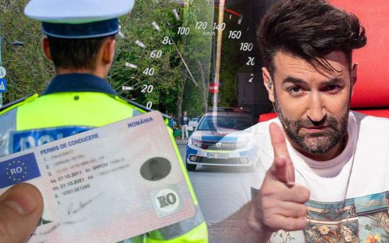 Smiley a rămas fără permisul de conducere! Cum l-au surprins polițiștii pe celebrul artist